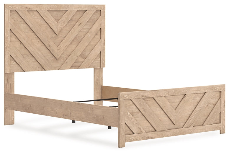 Sanginlane Panel Bed