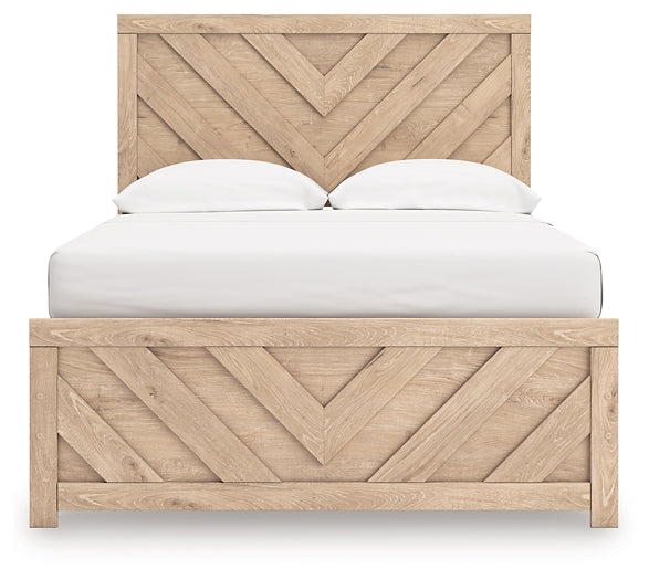 Sanginlane Panel Bed