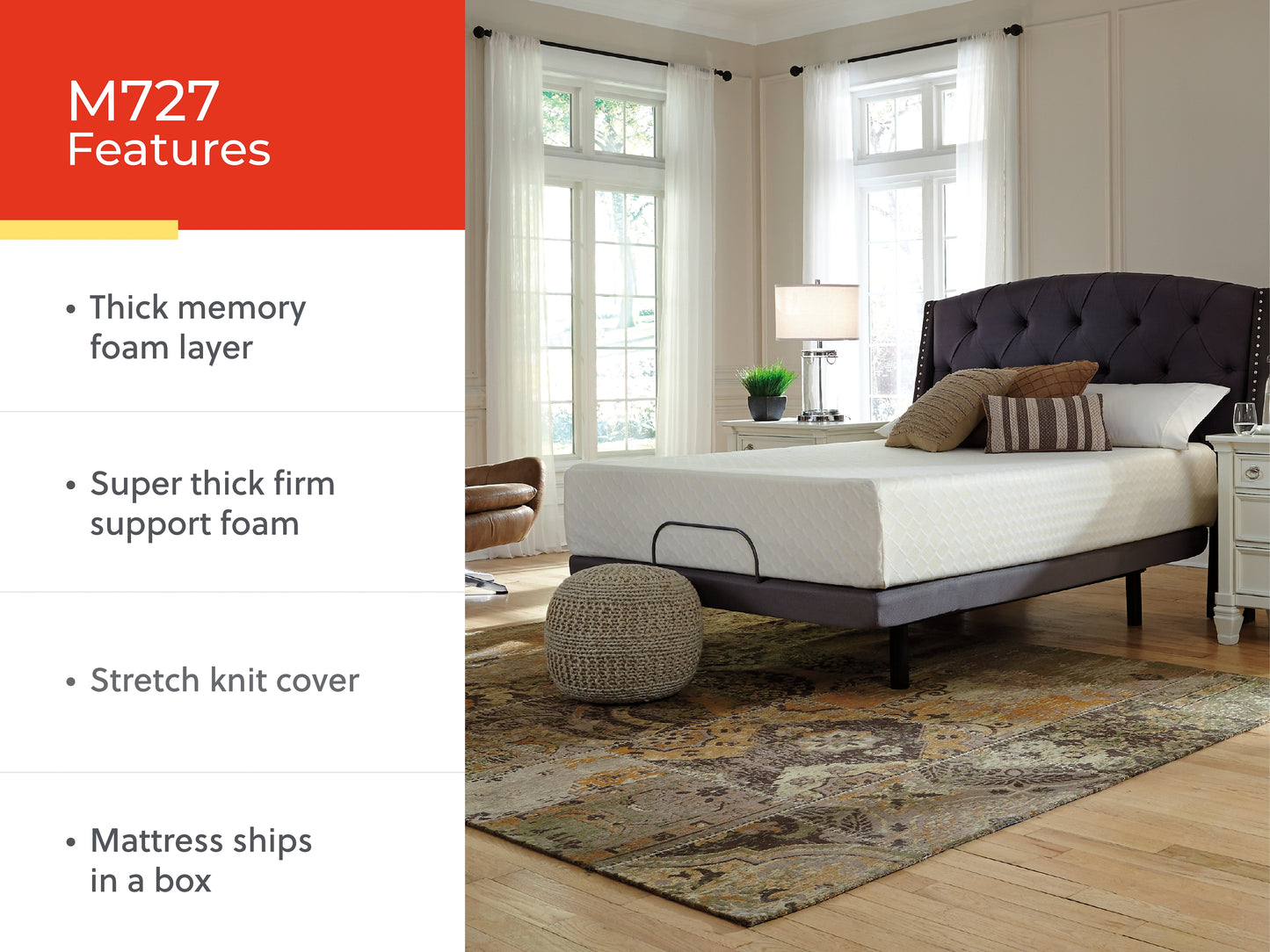 Chime 12 Inch Memory Foam Mattress