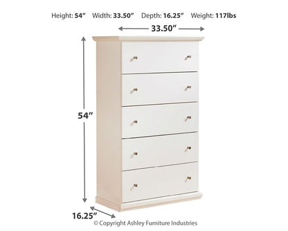Bostwick Shoals Five Drawer Chest