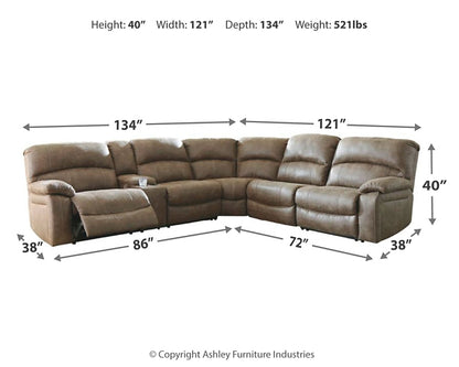 Segburg 4-Piece Power Reclining Sectional