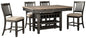 Tyler Creek Counter Height Dining Table and 4 Barstools