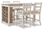 Skempton Counter Height Dining Table and 4 Barstools