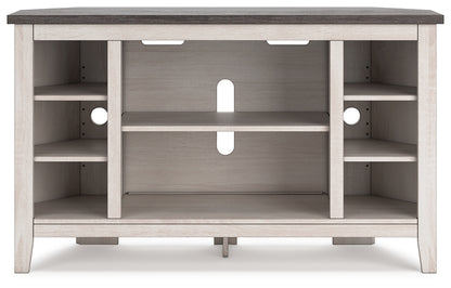 Dorrinson Corner TV Stand/Fireplace OPT