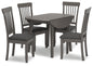 Shullden Dining Table and 4 Chairs