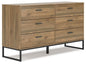 Deanlow Six Drawer Dresser