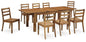Dressonni Dining Table and 8 Chairs