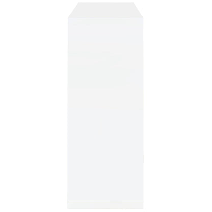 Prescott Rectangular Home Bar Table White High Gloss
