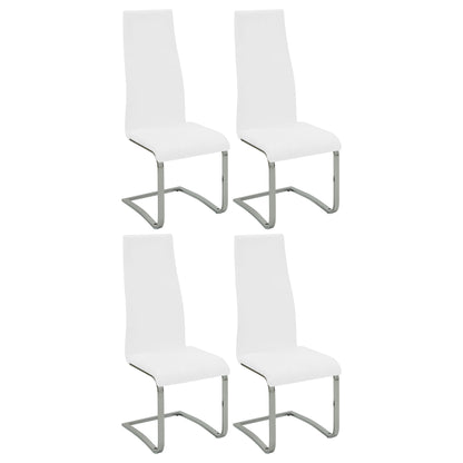 Montclair Upholstered Dining Side Chair White (Set of 4)