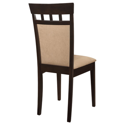 Gabriel Closed Back Dining Side Chair Cappuccino (Set of 2)