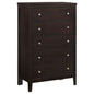 Carlton 5-drawer Bedroom Chest Cappuccino