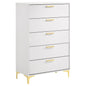 Kendall 5-drawer Bedroom Chest White
