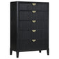Brookmead 5-drawer Bedroom Chest Black