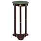 Edite Round Marble Top Plant Stand Merlot