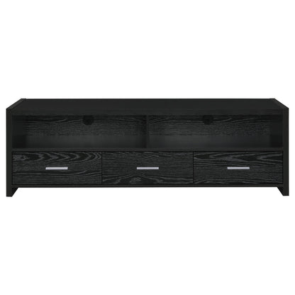 Alton 3-drawer Engineered Wood 62-inch TV Stand Black Oak