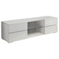 Galvin 4-drawer Wood 55-inch TV Stand White High Gloss