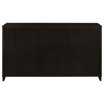Lewes 2-door Engineered Wood 60-inch TV Stand Cappuccino