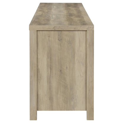 Madra 2-door Engineered Wood 79-inch TV Stand Distressed Pine