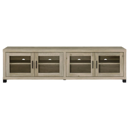 Sachin 3-piece 79-inch TV Entertainment Center Antique Pine