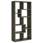 Theo 71-inch 7-shelf Bookshelf Weathered Grey