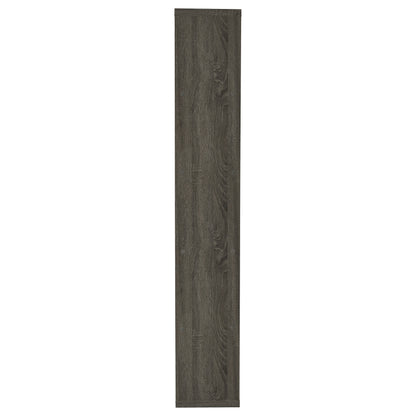 Joey 71-inch 5-shelf Bookshelf Weathered Grey