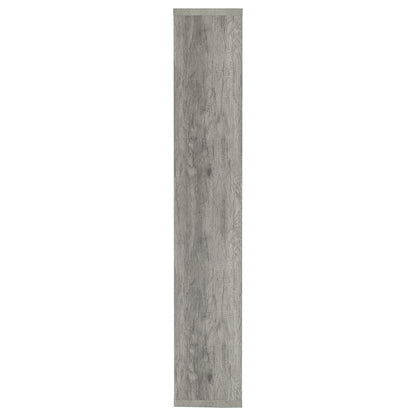 Theo 71-inch 7-shelf Bookshelf Grey Driftwood