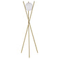 Yamileth 65-inch Spherical Bulb Metal Tripod Floor Lamp Gold