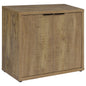 Pepita 2-door Engineered Wood Accent Cabinet Mango Brown