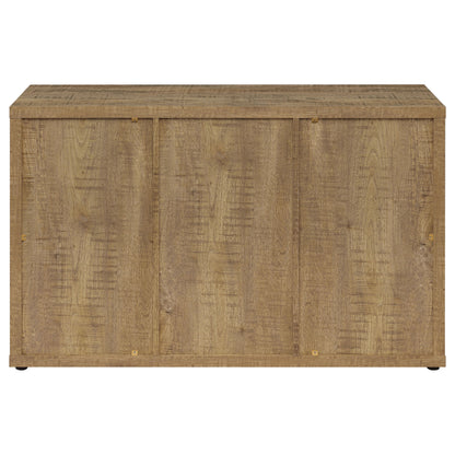Pepita 3-door Engineered Wood Accent Cabinet Mango Brown
