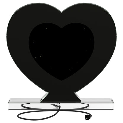 Euston Heart Shaped Vanity Mirror Silver