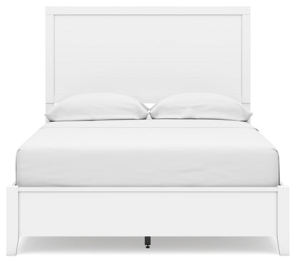 Binterglen Full Panel Bed with Mirrored Dresser and Nightstand