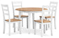 Gesthaven Dining Table and 4 Chairs