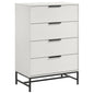 Sonora 4-drawer Bedroom Chest White