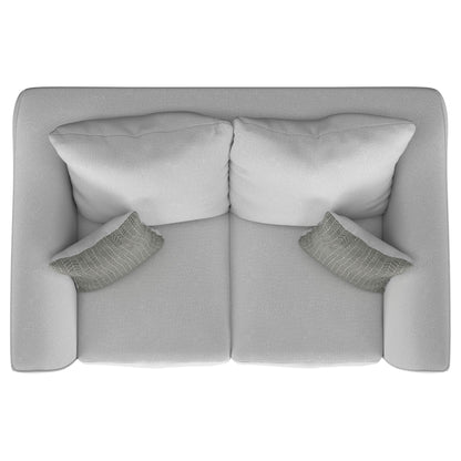 Salizar 3-piece Upholstered Flared Arm Sofa Set Sand