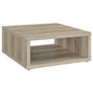 Frisco Square Engineered Wood Coffee Table Distressed Pine