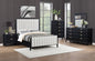Brookmead 5-piece Upholstered Queen Bedroom Set Black