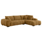 Camacho Upholstered Chaise Sectional Sofa Amber