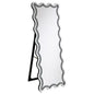 Brixey 24 x 63 Inch LED Lighting Standing Floor Mirror Black