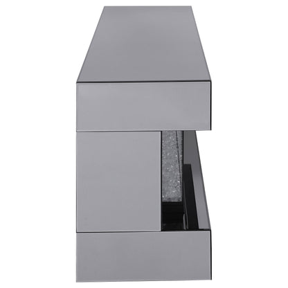 Vallerie 71-inch BT Speaker TV Stand Fireplace Console Grey