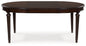 Lavinton Oval Dining Room EXT Table