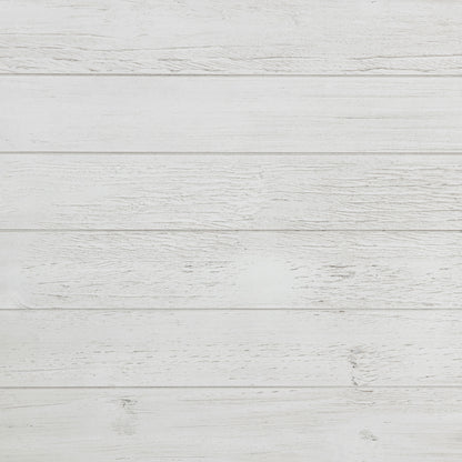 Payne Wood End Table with Shelf Distressed White