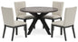 Glinari Dining Table and 4 Chairs