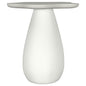 Perth 20-inch Side Table with Cloud-Shaped Top Off White