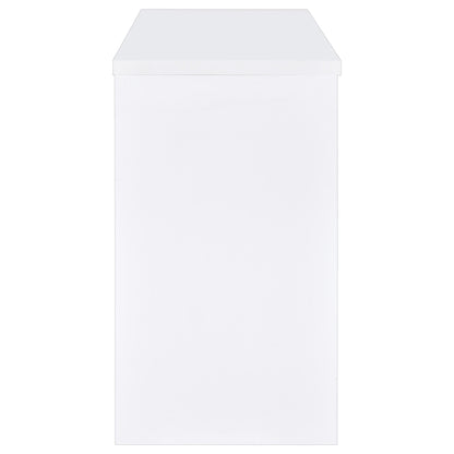 Topanga Engineered Wood Freestanding Home Bar White