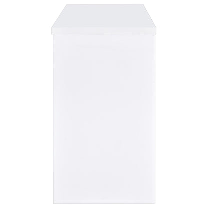 Topanga Engineered Wood Freestanding Home Bar White