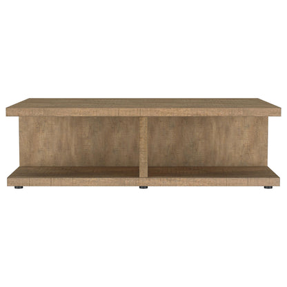 Cortona Square Engineered Wood Cocktail Coffee Table Mango