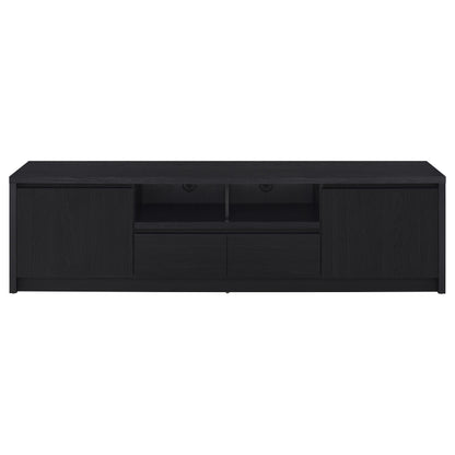 Winfield 78-inch 2-door TV Stand Media Console Black