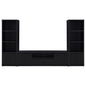 Winfield 3-piece Entertainment Center 78-inch TV Stand Black