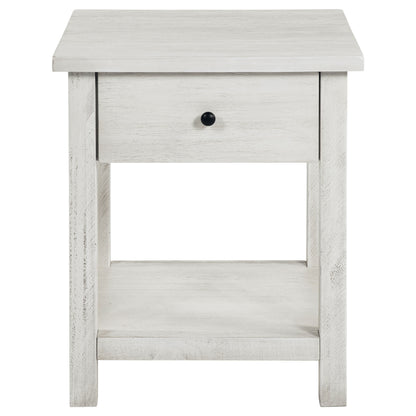Payne 3-piece Coffee and 1-drawer End Table Set White