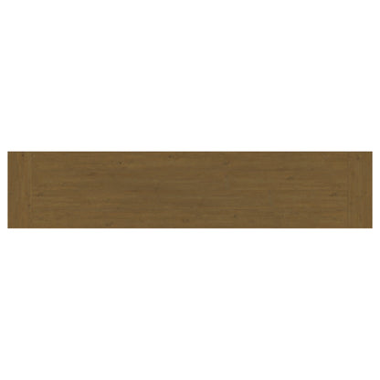 Florence 4-door Dining Sideboard Buffet Cabinet Rustic Honey
